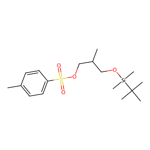 [3-[Tert-butyl(dimethyl)silyl]oxy-2-methylpropyl] 4-methylbenzenesulfonate structure