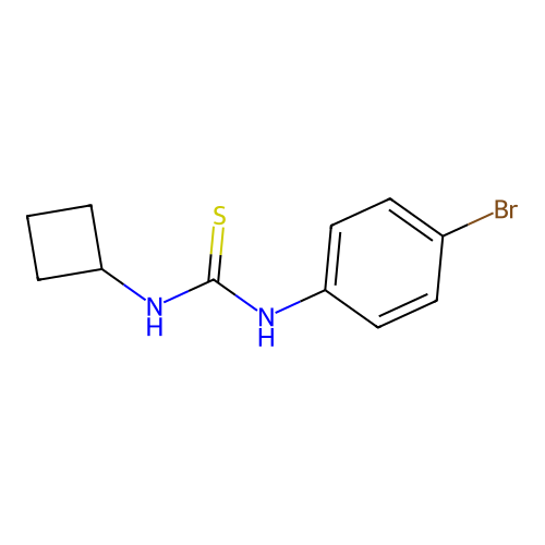 1-(4-Bromophenyl)-3-cyclobutylthiourea structure