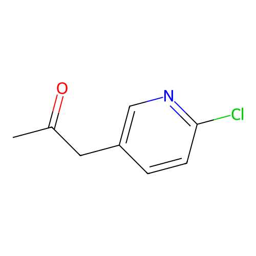 (6-Chloro-pyridin-3-yl)propan-2-one structure