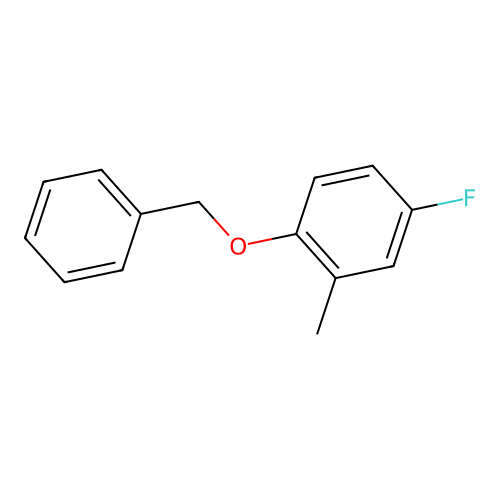 1-(Benzyloxy)-4-fluoro-2-methylbenzene structure