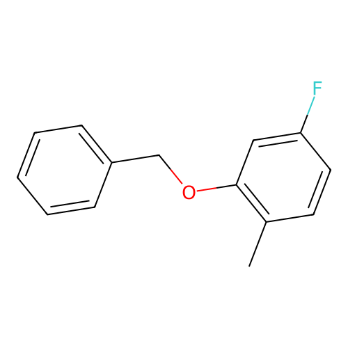2-(Benzyloxy)-4-fluoro-1-methylbenzene structure