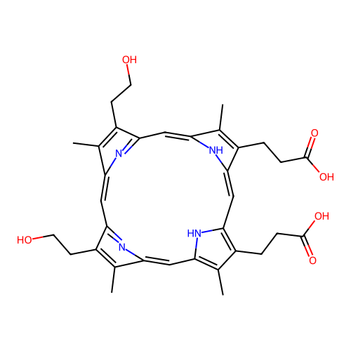 Isohematoporphyrinix structure