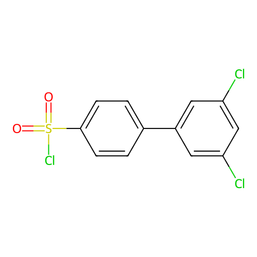 3',5'-Dichloro(1,1'-biphenyl)-4-sulfonyl chloride structure