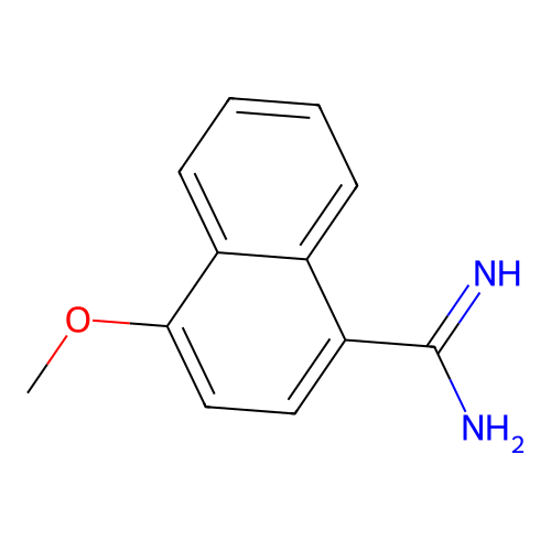 4-Methoxy-naphthalene-1-carboxamidine structure