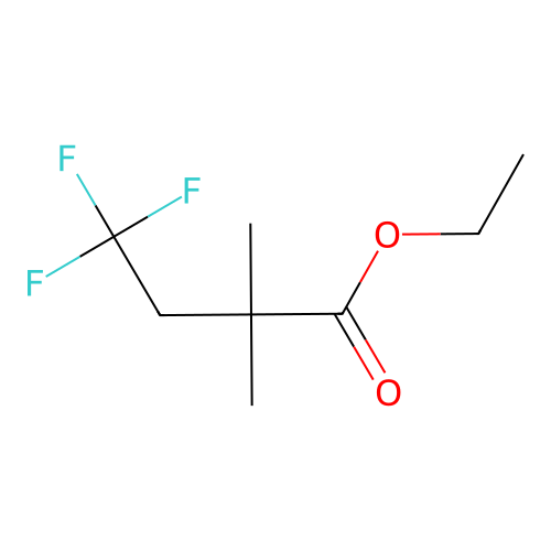Ethyl 2,2-dimethyl-4,4,4-trifluorobutanoate structure