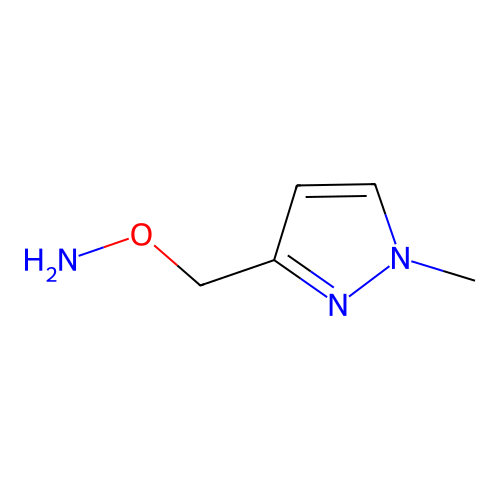 O-[(1-methylpyrazol-3-yl)methyl]hydroxylamine structure