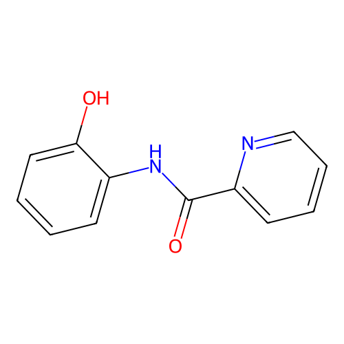 N-(2-hydroxyphenyl)picolinamide structure