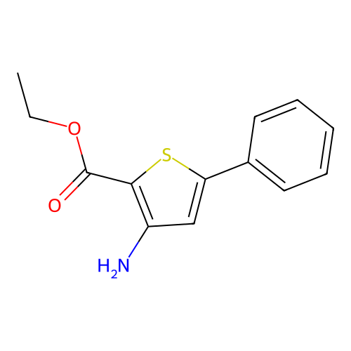 Ethyl 3-amino-5-phenylthiophene-2-carboxylate structure
