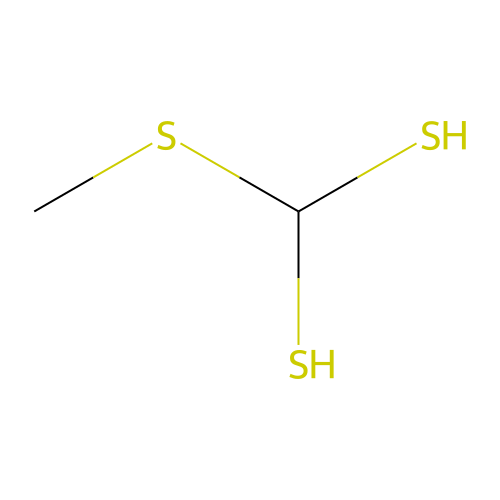 Methanedithiol, (methylthio)- structure
