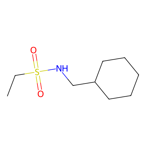 N-(cyclohexylmethyl)ethanesulfonamide structure