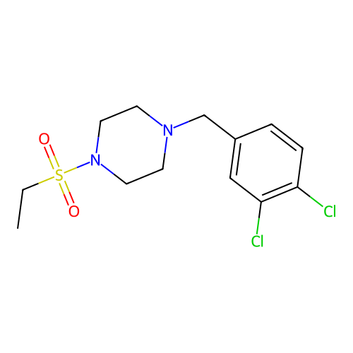 1-(3,4-Dichlorobenzyl)-4-(ethylsulfonyl)piperazine structure