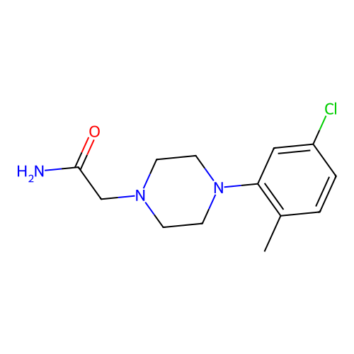 2-[4-(5-Chloro-2-methylphenyl)piperazin-1-yl]acetamide structure