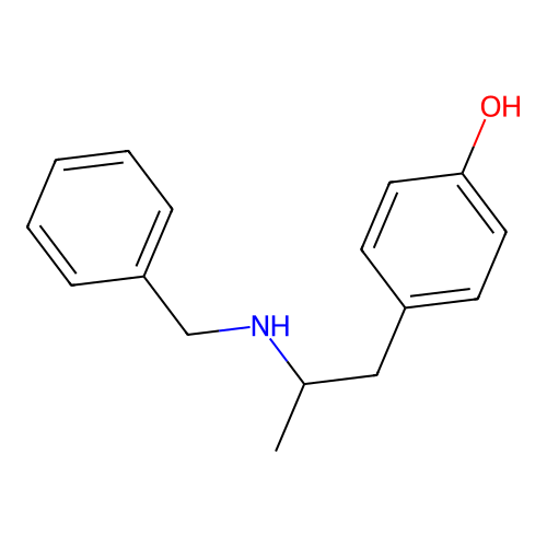4-[2-[(Phenylmethyl)amino]propyl]phenol structure