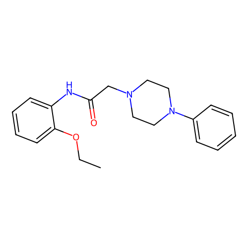 N-(2-ethoxyphenyl)-2-(4-phenylpiperazin-1-yl)acetamide structure
