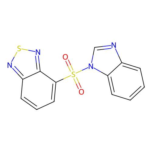 4-(Benzimidazol-1-ylsulfonyl)-2,1,3-benzothiadiazole structure