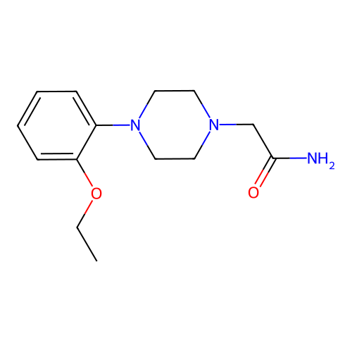 2-[4-(2-Ethoxyphenyl)piperazin-1-yl]acetamide structure
