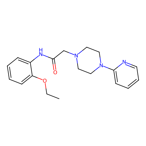 N-(2-ethoxyphenyl)-2-(4-pyridin-2-ylpiperazin-1-yl)acetamide structure