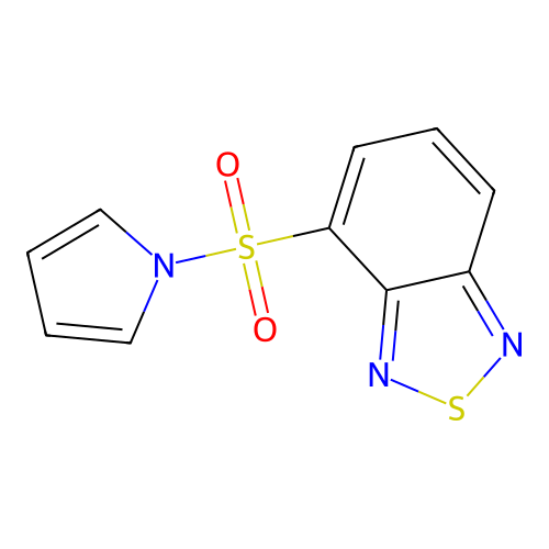 4-Pyrrol-1-ylsulfonyl-2,1,3-benzothiadiazole structure