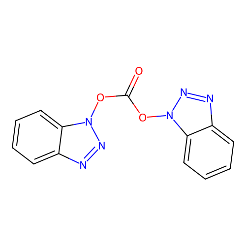 Di(1-benzotriazolyl)carbonate structure