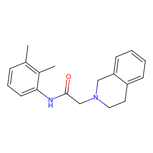 2-(3,4-dihydro-1H-isoquinolin-2-yl)-N-(2,3-dimethylphenyl)acetamide structure