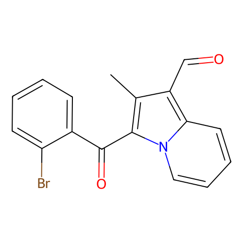 3-(2-Bromo-benzoyl)-2-methyl-indolizine-1-carbaldehyde structure