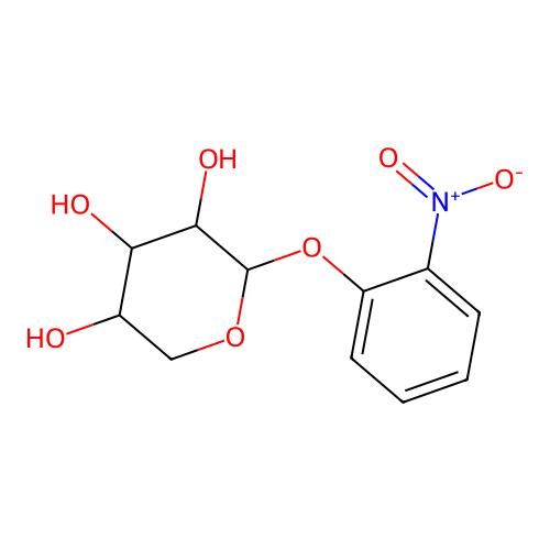 2-Nitrophenyl beta-D-Xylopyranoside structure