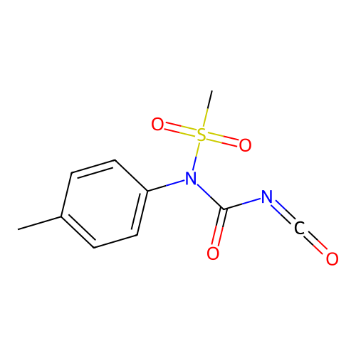4-Methylphenyl(methylsulfonyl)carbamic isocyanate structure