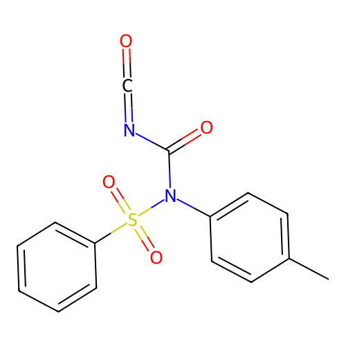 4-Methylphenyl(phenylsulfonyl)carbamic isocyanate structure