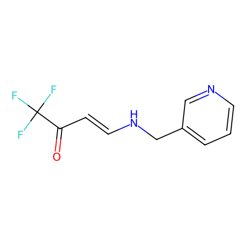 1,1,1-Trifluoro-4-[(pyridin-3-ylmethyl)-amino]-but-3-en-2-one structure