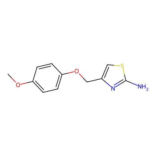 4-(4-Methoxy-phenoxymethyl)-thiazol-2-ylamine structure