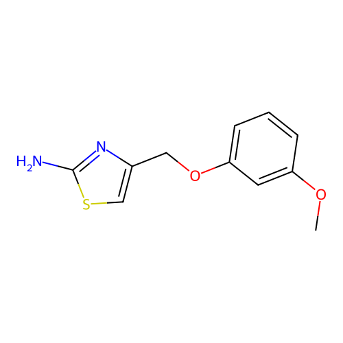 4-(3-Methoxy-phenoxymethyl)-thiazol-2-ylamine structure