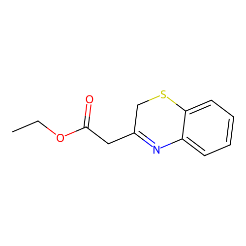 ethyl 2-(2H-1,4-benzothiazin-3-yl)acetate structure