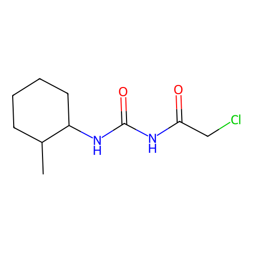 3-(2-Chloroacetyl)-1-(2-methylcyclohexyl)urea structure