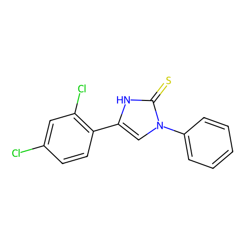 4-(2,4-Dichloro-phenyl)-1-phenyl-1H-imidazole-2-thiol structure
