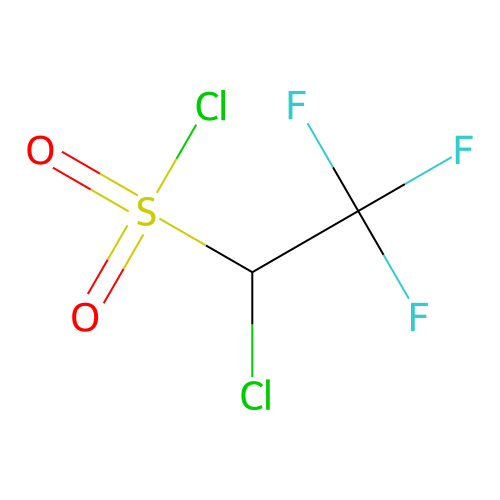 1-Chloro-2,2,2-trifluoroethane-1-sulfonyl chloride structure