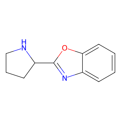 2-Pyrrolidin-2-yl-1,3-benzoxazole structure