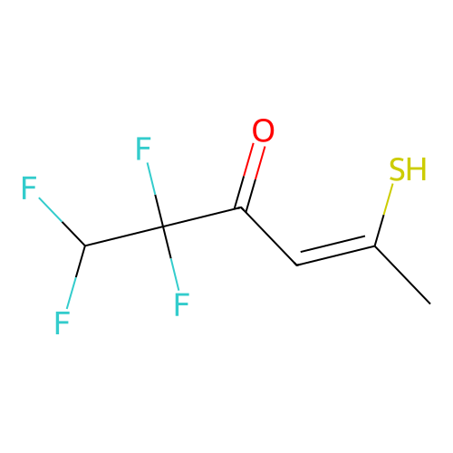 3-Hexene-2-thione, 5,5,6,6-tetrafluoro-4-hydroxy- structure