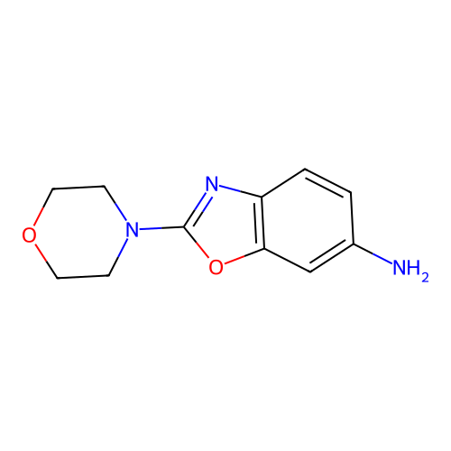 2-(Morpholin-4-yl)-1,3-benzoxazol-6-amine structure
