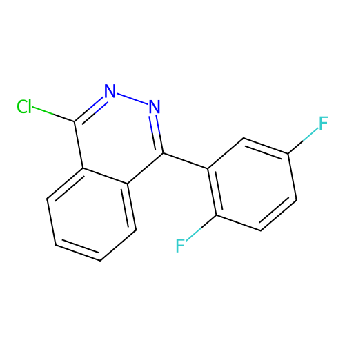 1-Chloro-4-(2,5-difluorophenyl)phthalazine structure