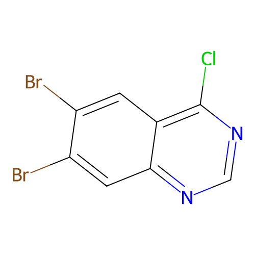 6,7-Dibromo-4-chloroquinazoline structure