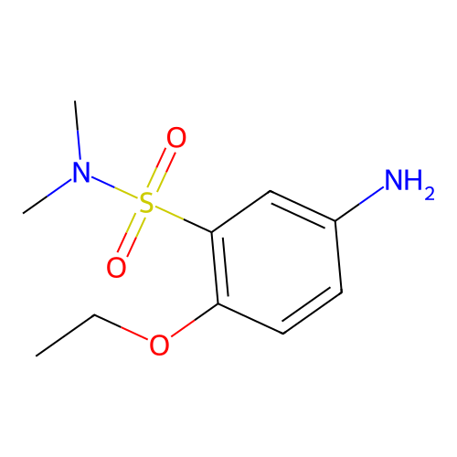 5-amino-2-ethoxy-N,N-dimethylbenzene-1-sulfonamide structure