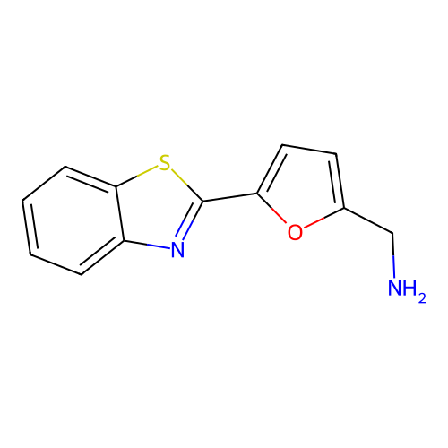 [5-(1,3-Benzothiazol-2-yl)furan-2-yl]methanamine structure
