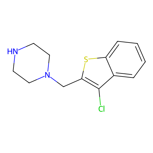 1-[(3-Chloro-1-benzothiophen-2-yl)methyl]piperazine structure