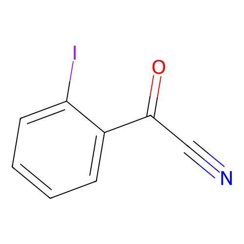 2-Iodo-alpha-oxobenzeneacetonitrile structure