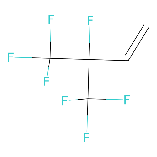 3,4,4,4-Tetrafluoro-3-(trifluoromethyl)but-1-ene structure