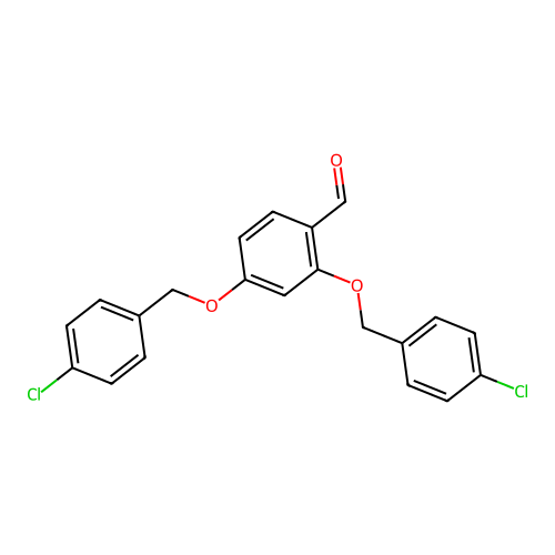 2,4-Bis[(4-chlorophenyl)methoxy]benzaldehyde structure