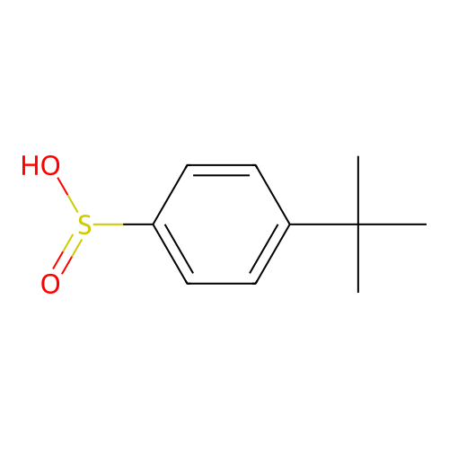 4-(1,1-二甲基乙基)苯亚磺酸 structure