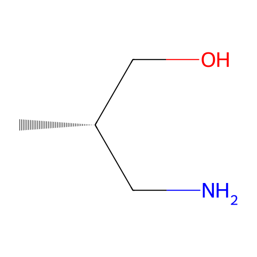 (2S)-3-amino-2-methylpropan-1-ol structure
