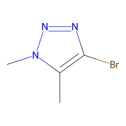 4-bromo-1,5-dimethyl-1H-1,2,3-triazole structure