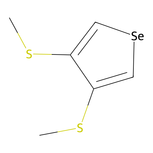 Selenophene,3,4-bis(methylthio)- structure